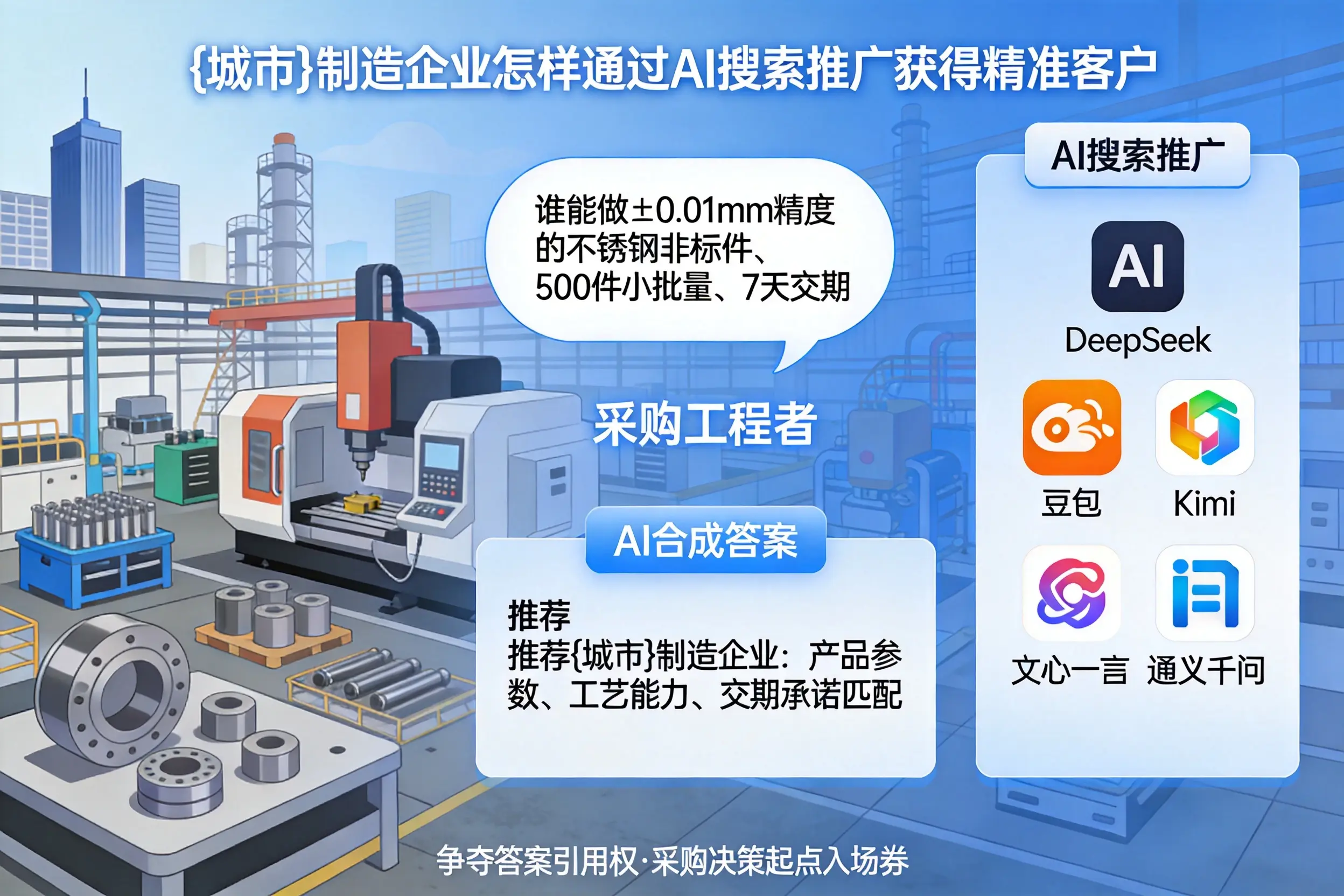 汉中制造企业怎样通过AI搜索推广获得精准客户