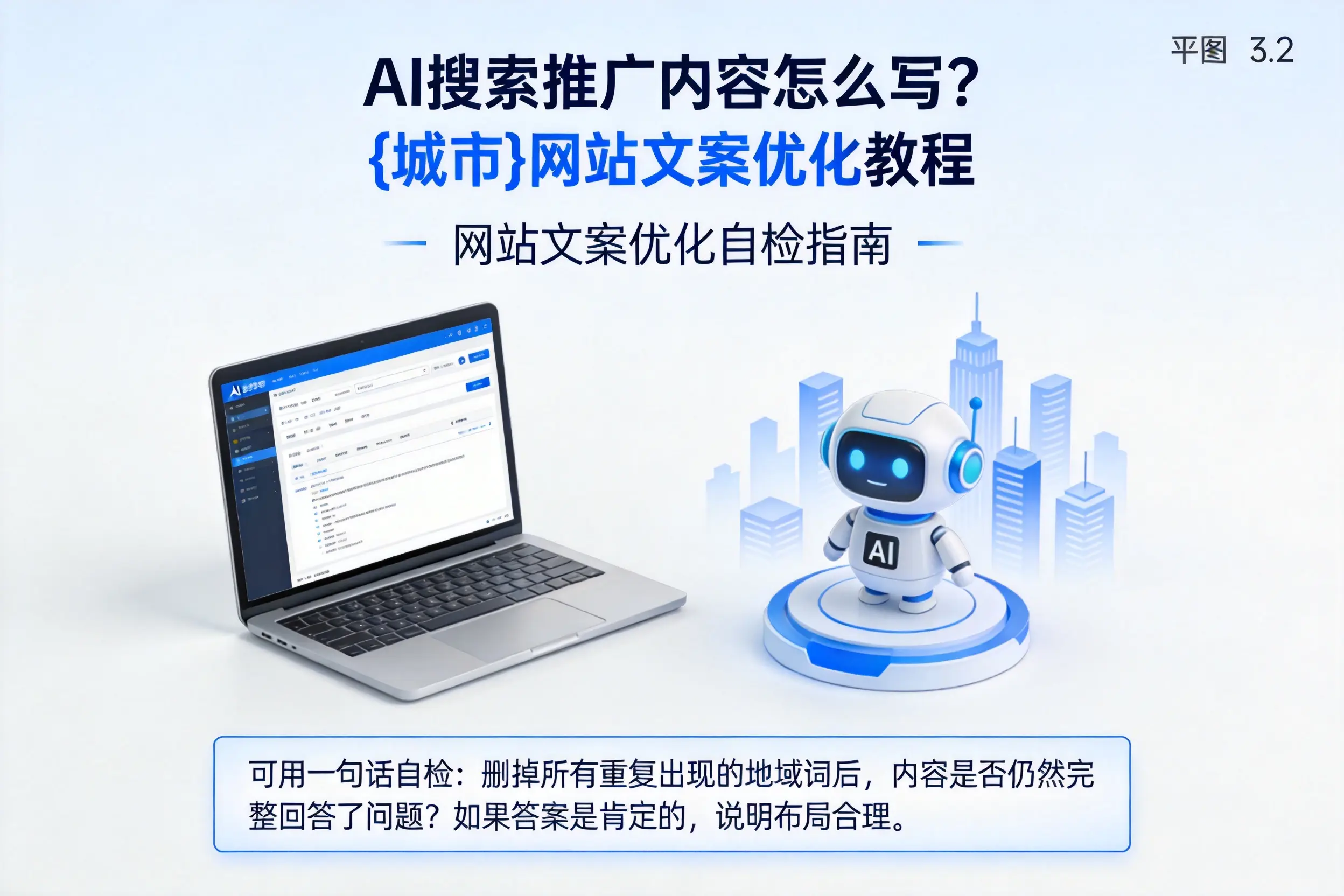 AI搜索推广内容怎么写？汉中网站文案优化教程