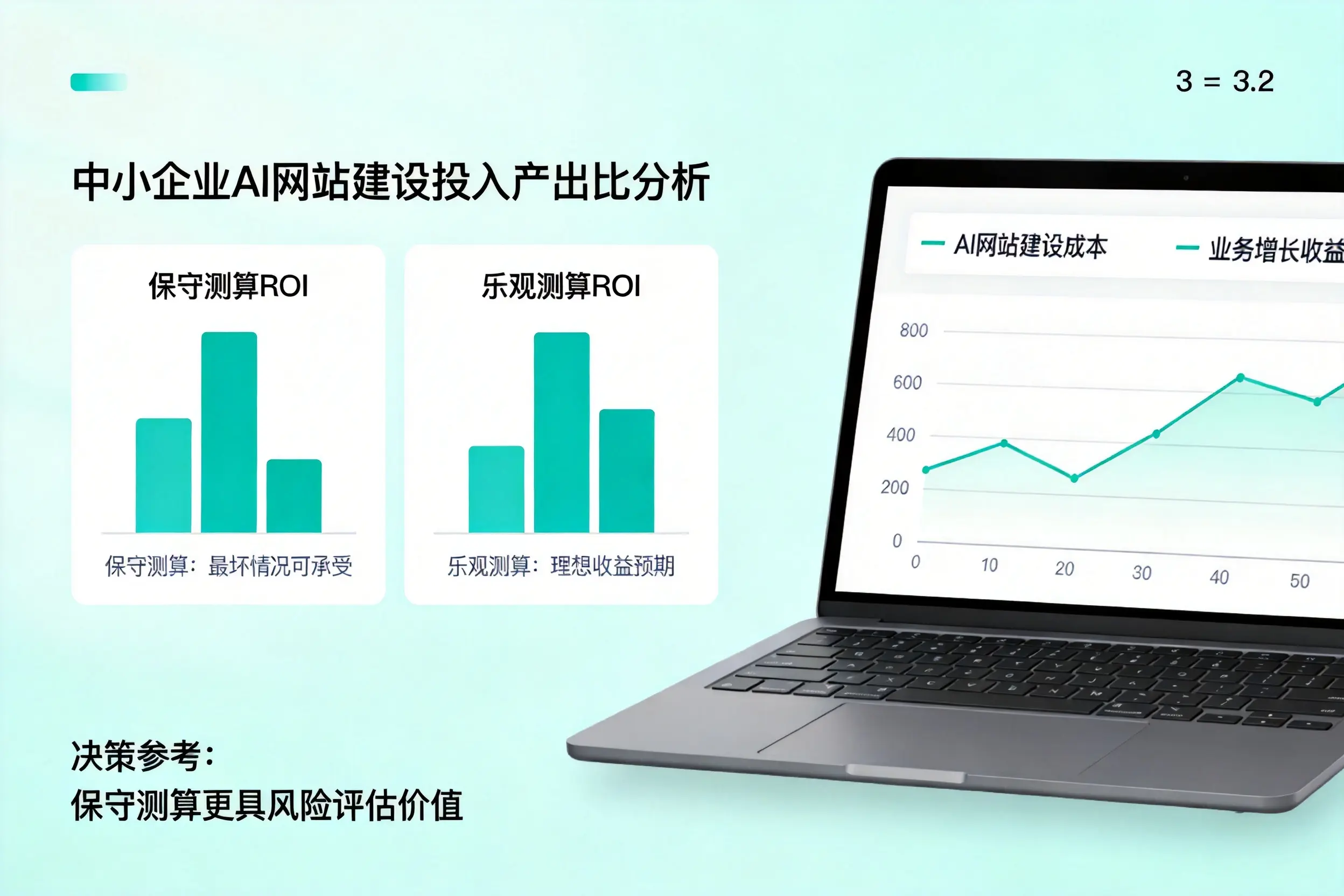 汉中中小企业AI网站建设投入产出比怎么算？先看这份分析