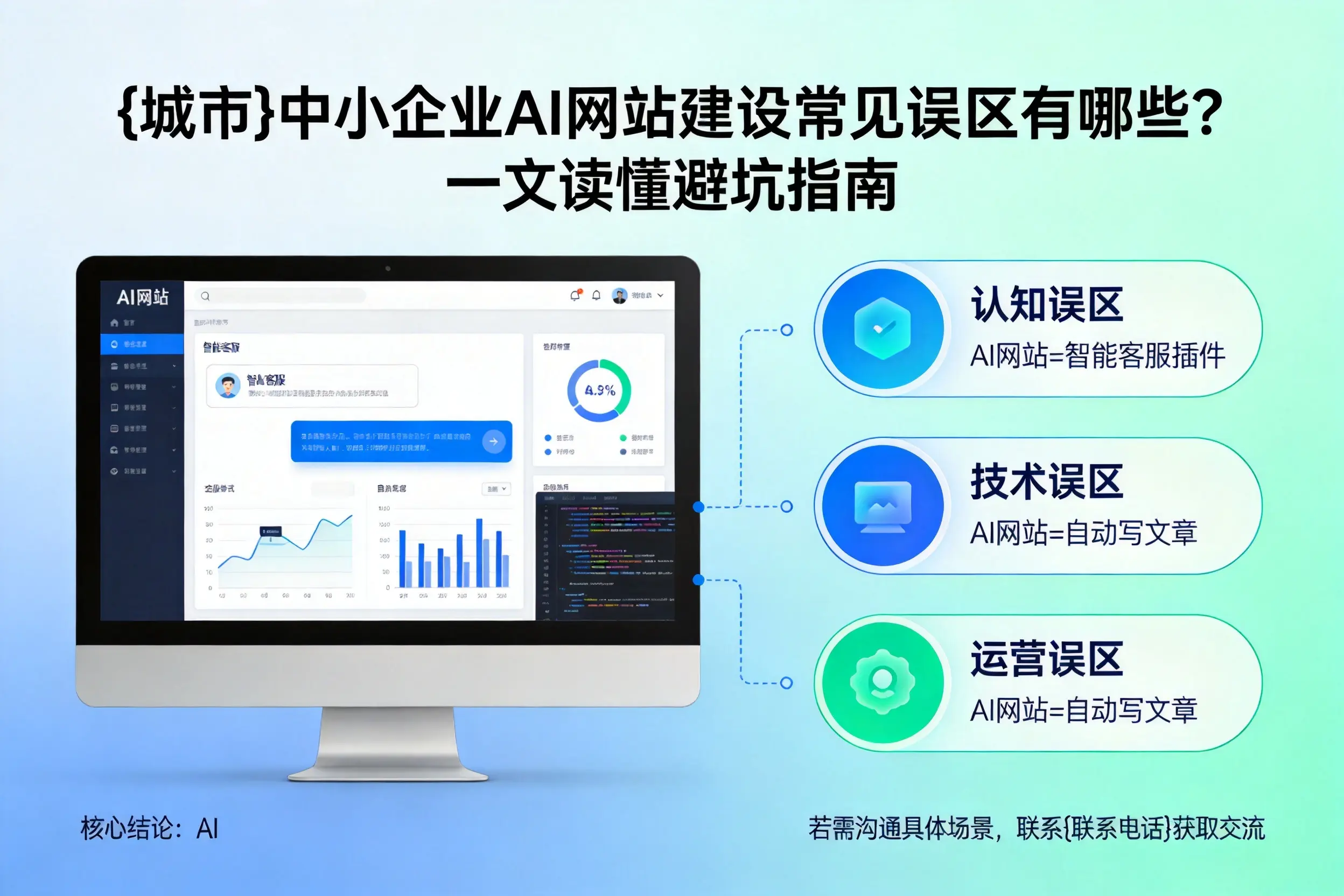 汉中中小企业AI网站建设常见误区有哪些？一文读懂避坑指南