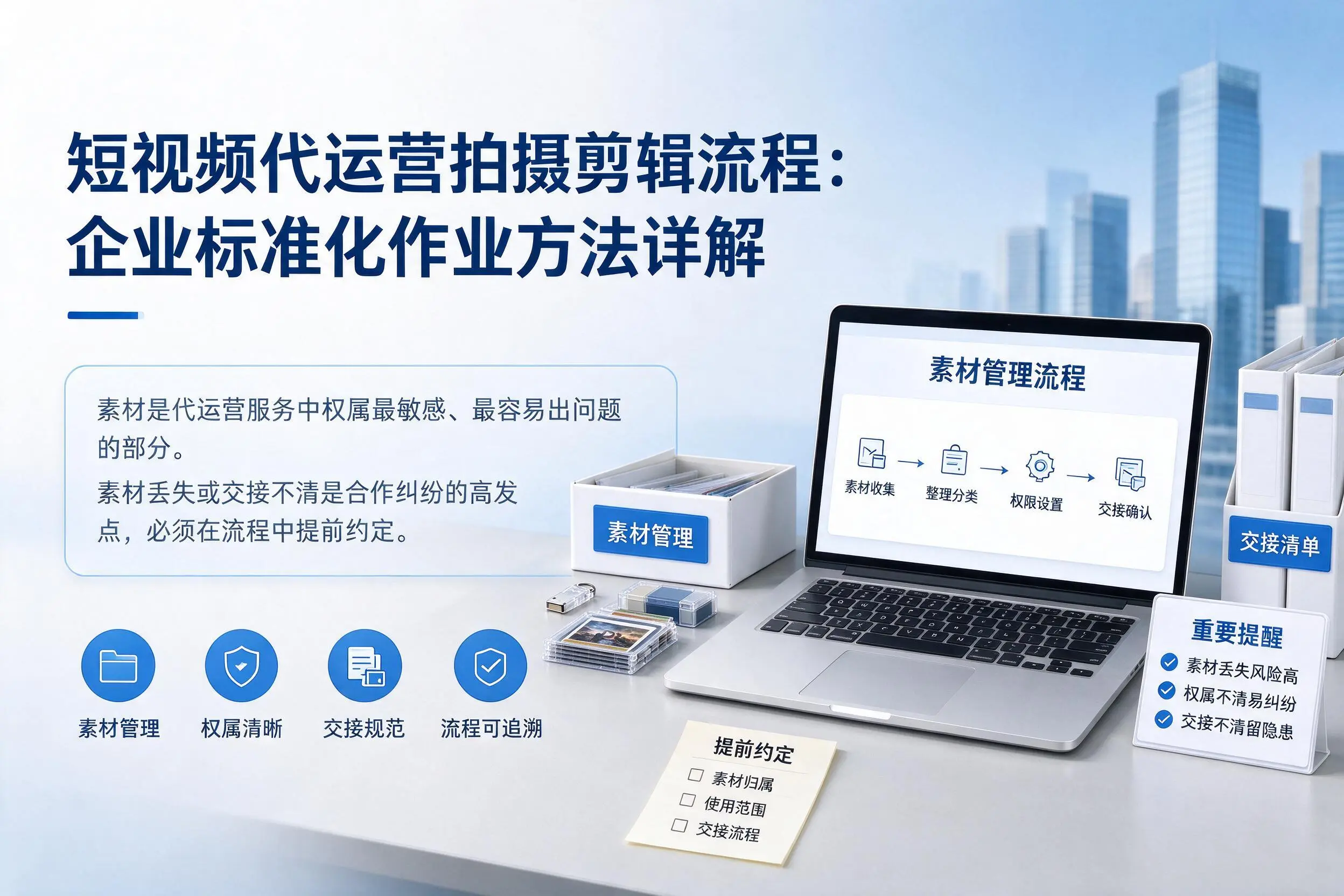 短视频代运营拍摄剪辑流程：汉中企业标准化作业方法详解